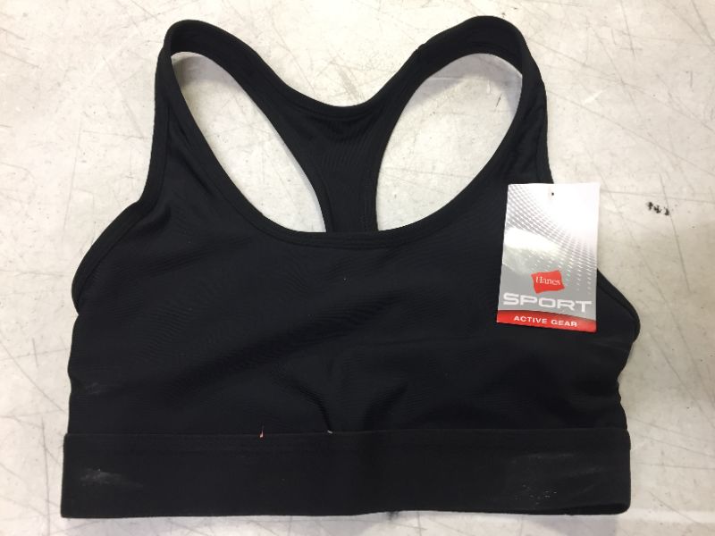 Photo 2 of Hanes Sport Women's Compression Racerback Sports Bra
size small 