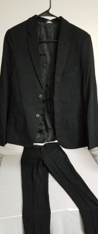 Photo 2 of Arrow 1851 Boys' Aroflex Stretch 2-Piece Formal Suit Set, black size 18