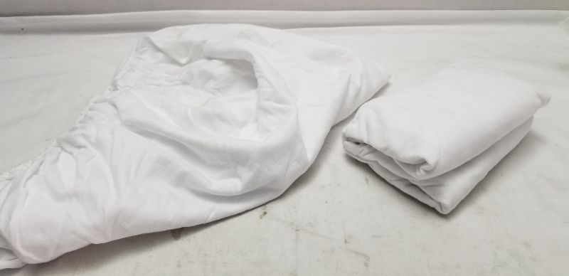 Photo 1 of 3 pack crib mattress sheets, white