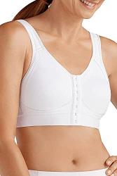 Photo 1 of Amoena Women's Ester Post Surgical Bra, White, 34B