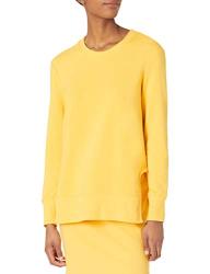 Photo 1 of Amazon Brand - Daily Ritual Women's Terry Cotton and Modal Long Sleeve Crew Neck Sweatshirt, Golden yellow, Medium
