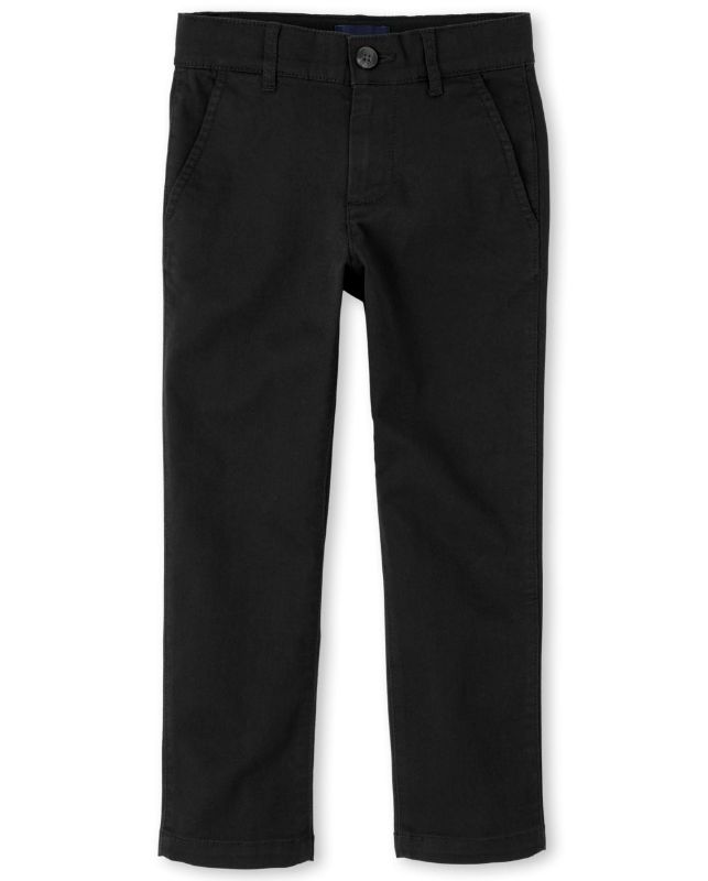 Photo 1 of Boys Uniform Stretch Skinny Chino Pants, size 10