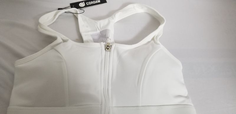 Photo 1 of cordaw sport bra, white, small