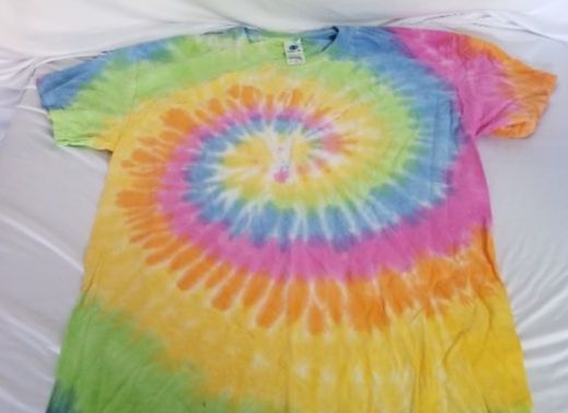 Photo 1 of colortone tye die tshirt,lg