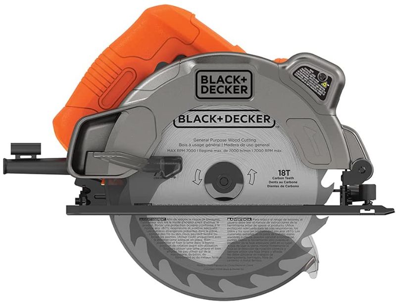 Photo 1 of BLACK+DECKER 7-1/4-Inch Circular Saw with Laser, 13-Amp, BDECS300C