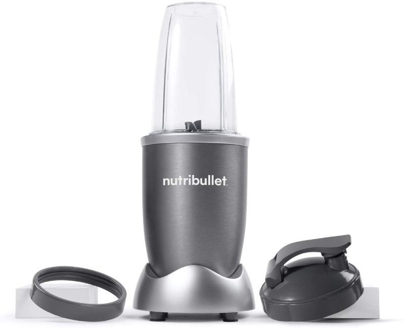Photo 1 of nutribullet Personal Blender for Shakes, Smoothies, Food Prep, and Frozen Blending, 24 Ounces, 600 Watt, Gray, (NBR-0601)
