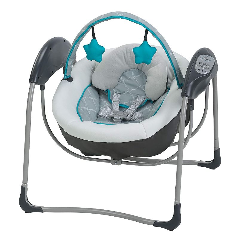 Photo 1 of Graco Glider Lite Baby Swing, Finch
