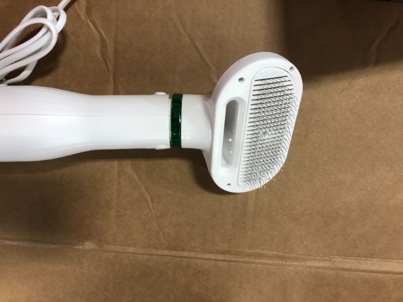 Photo 1 of Pet grooming hair dryer, upgraded version of 2-in-1 dog hair dryer with soft head brush, portable and silent, 3 Temperature Settings,professional hair dryer, suitable for small and medium dogs and cats
