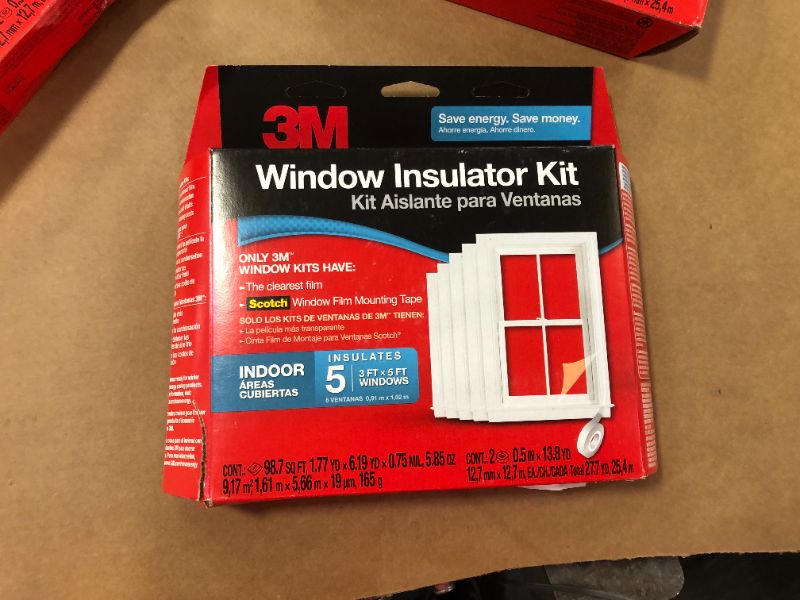 Photo 1 of 3M Indoor Window Insulator Kit, 5 Window Kit
