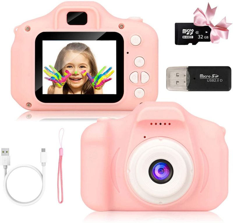 Photo 1 of Kids Camera for Boys and Girls, Digital Camera Toy Gifts Ideas for Birthday and Christmas,Rechargeable Kids Video Camera Recorder,Portable Toy for Age 2 to...
