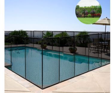 Photo 1 of Costway 4'X12' Swimming Pool Fence Garden Fence Child Barrier Safety
