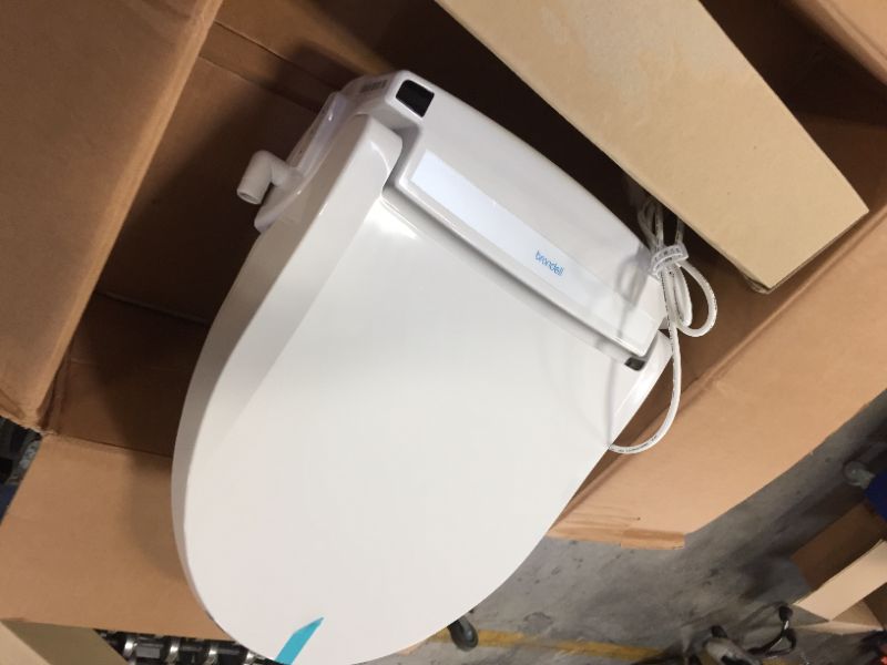 Photo 2 of Brondell LT99 Swash Electronic Bidet Seat LT99, Fits Elongated Toilets, White – Lite-Touch Remote, Warm Water, Strong Wash Mode, Stainless-Steel Nozzle, Saved User Settings & Easy Installation, LT99
