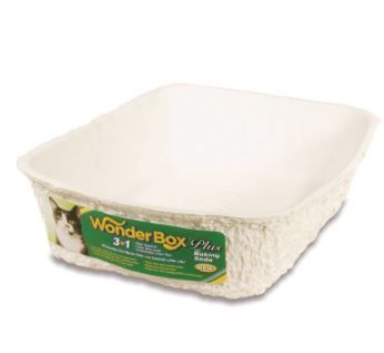 Photo 1 of 6 Kitty's WonderBox Disposable Litter Box 1 Count, 2-in-1 Disposable Cat Litter Box And Liner
