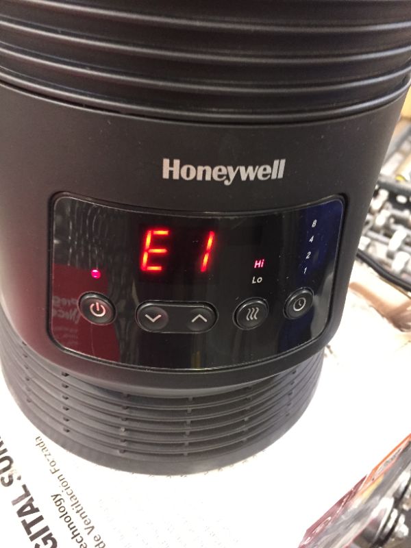 Photo 3 of Honeywell 360 Digital Surround Fan Forced Heater HHF370B, Black
