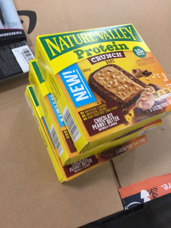 Photo 2 of 3 Nature Valley Protein Crunch Peanut Butter Dark Chocolate - 7oz/5ct 03/DEC/2021
