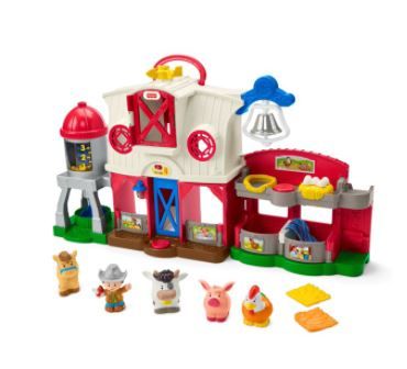 Photo 1 of Fisher-Price Little People Caring for Animals Farm Playset with Smart Stages
