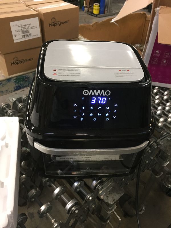 Photo 3 of Air Fryer Oven 17-Quart, OMMO 1800W Countertop Air Fryer Toaster Oven Combo with Rotisserie & Dehydrator, Digital Controls, 8 Presets, Rich Accessories...
