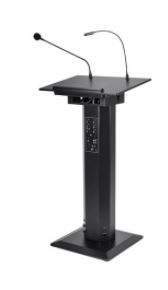 Photo 1 of Monoprice Commercial Audio 60W Powered Podium Lectern with Built-in Speakers and Gooseneck Microphone