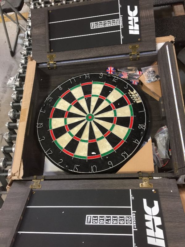 Photo 2 of DMI Sports Bristle Dartboard Cabinet Sets - Includes LED Lighting or Electronic Scoring Option
