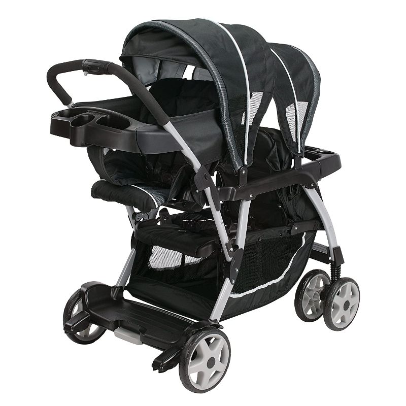Photo 1 of Graco Ready2Grow LX Double Stroller | Lightweight Double Stroller, Gotham
