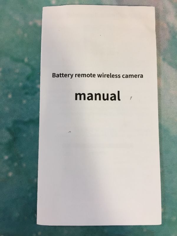 Photo 2 of BATTERY REMOTE WIRELESS CAMERA PACK OF 4 