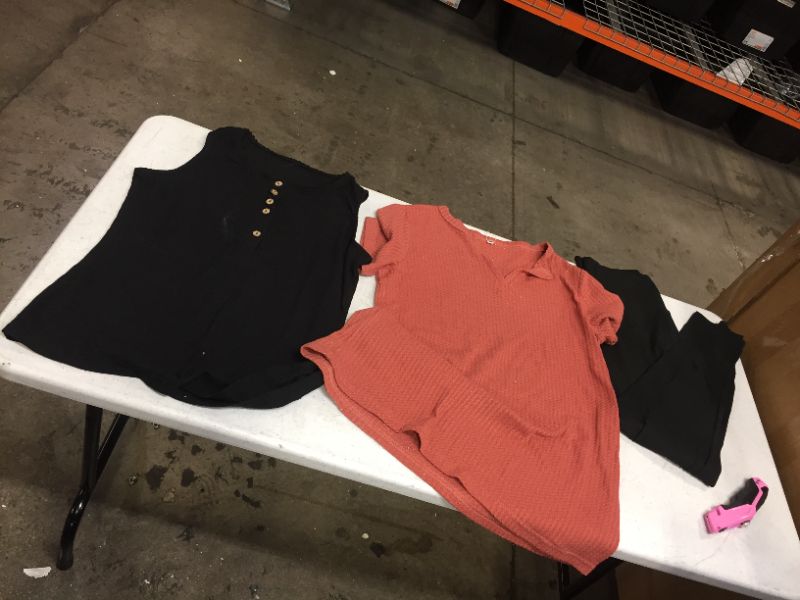 Photo 1 of miscellaneous box lot of clothes all medium