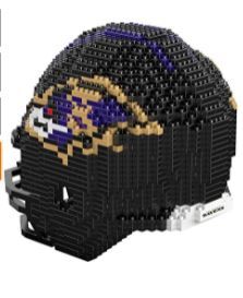 Photo 1 of FOCO NFL 3D BRXLZ Puzzle Replica Helmet Set

