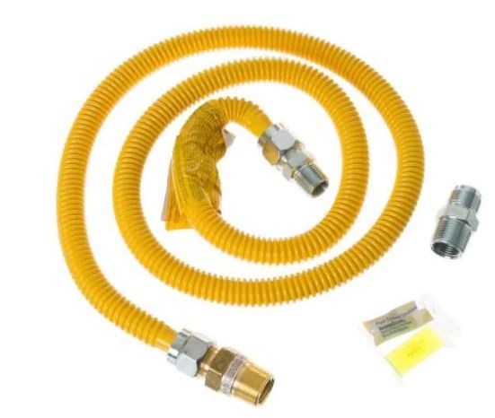 Photo 1 of 5 ft. Gas Dryer Connector Kit with Auto Shut Off (CA)
