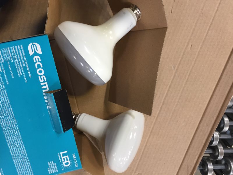 Photo 1 of 75-Watt Equivalent BR40 Dimmable ENERGY STAR LED Light Bulb Bright White 3000K (2-Pack)
