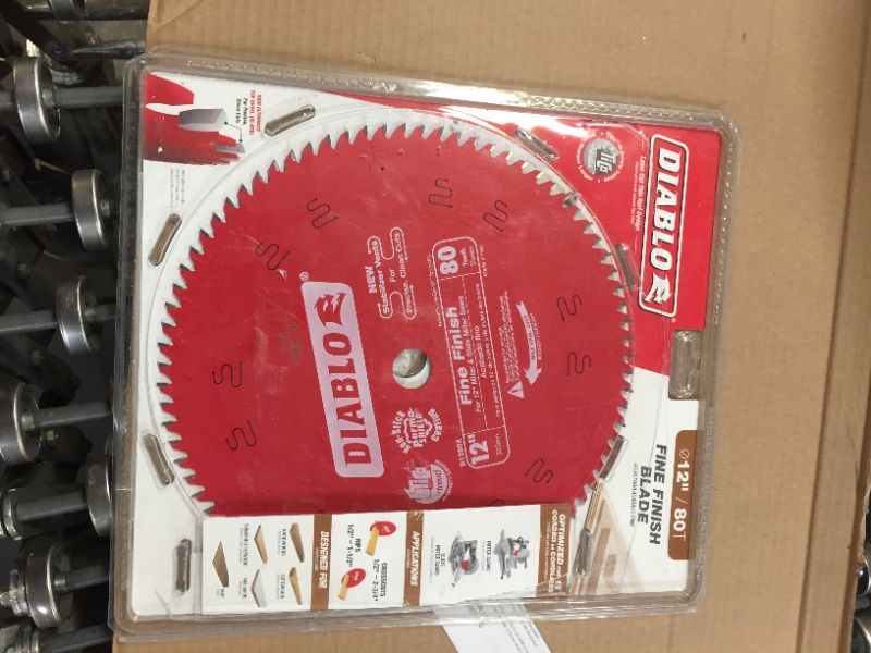 Photo 2 of 12 in. x 80-Tooth Fine Finish Circular Saw Blade
