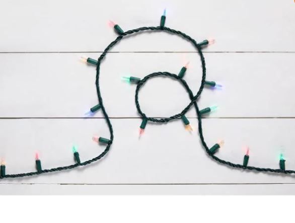 Photo 1 of 28.8 ft. 100-Light Warm White to Multi Color LED Smooth Mini String Lights (2-Function)
