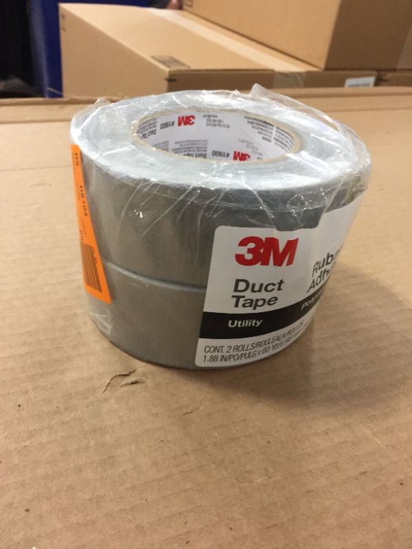 Photo 2 of 1.88 in. x 60 yds. Utility Duct Tape (2-Rolls/Pack)
