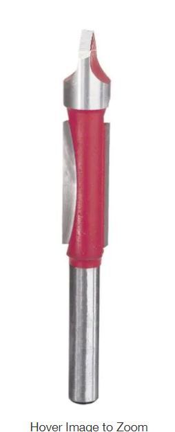 Photo 1 of 3/8 in. x 1 in. Carbide Panel Pilot Router Bit
