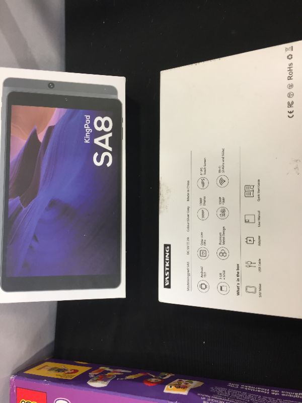 Photo 2 of USED--NOT TURN ON--Android 10, 8-inch Android Tablet, Vastking Kingpad SA8