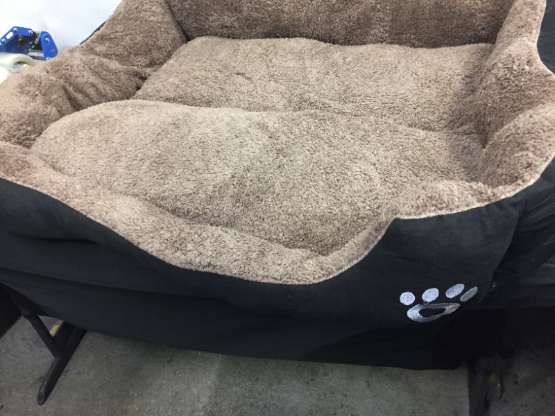 Photo 3 of  paw pet sofa dog bed waterproof bottom soft wool warm cat bed house

