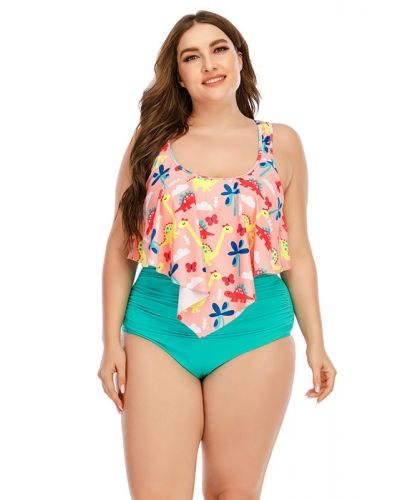 Photo 1 of ESPRILIA PLUS SIZE 20W TWO PIECE TANKINI SWIMSUIT