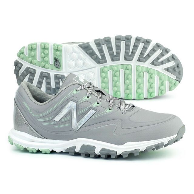 Photo 1 of New Balance Golf NBGW1005 Minimus WP (Grey/Mint) Women's Golf Shoes 10