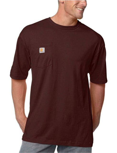 Photo 1 of Carhartt Men's Workwear Pocket T-Shirt K87, Port, Medium