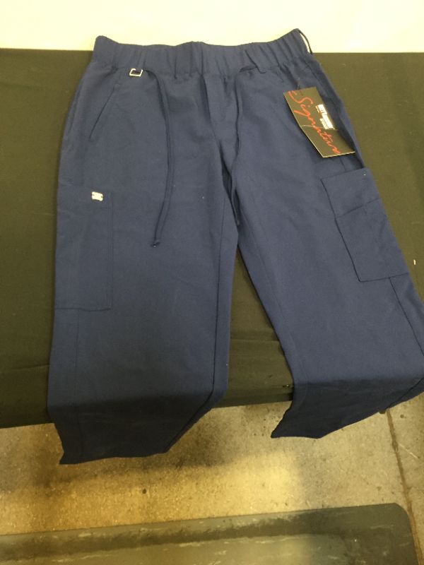 Photo 2 of Grey's Anatomy Signature Women's 2218 "olivia" Cargo Pant-indigo-s Indigo SMALL

