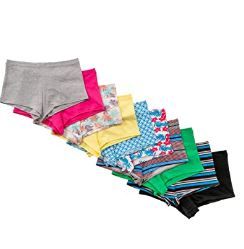 Photo 1 of Alyce Intimates Womens Cotton Boyshort Panty, Pack of 10 MEDIUM
