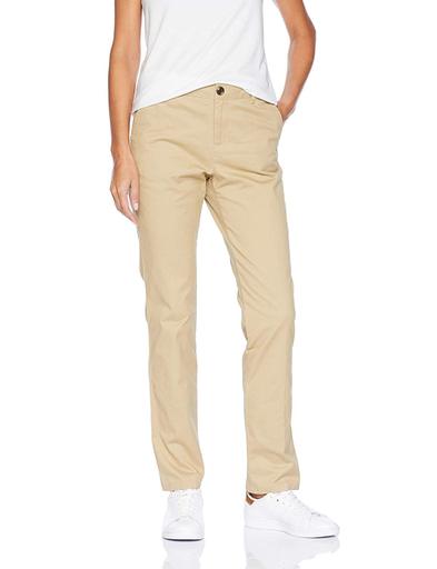 Photo 1 of Essentials Women's Straight-Fit Stretch Twill Chino SIZE 12
