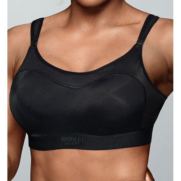 Photo 1 of Women's Berlei Y599W Ultimate Performance Contour Underwire Sports Bra (Black 34D)
