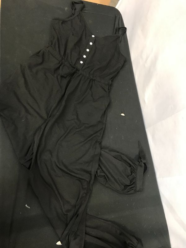 Photo 1 of WOMEN'S MEDIUM BODY SUIT ROMPER PANT TANK BLACK