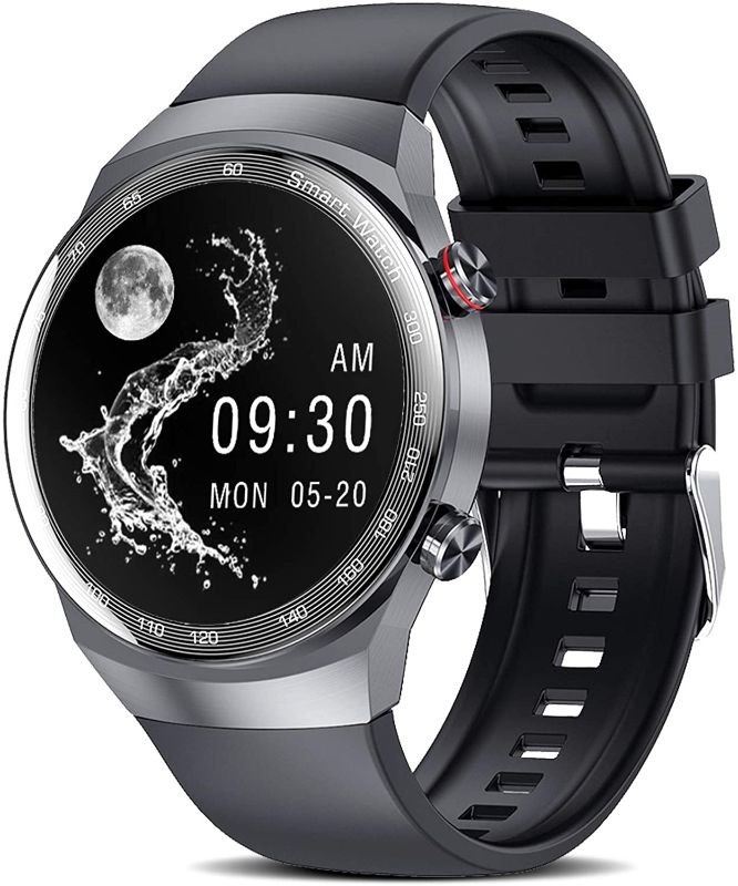 Photo 1 of suinsist- 2021 smart watch, with calls, activity tracker with sleep monitor; 4cm HD Touchscreen Activity Tracker, IP67 Waterproof Pedometer with Step Counter, for Android and iOS Phones
