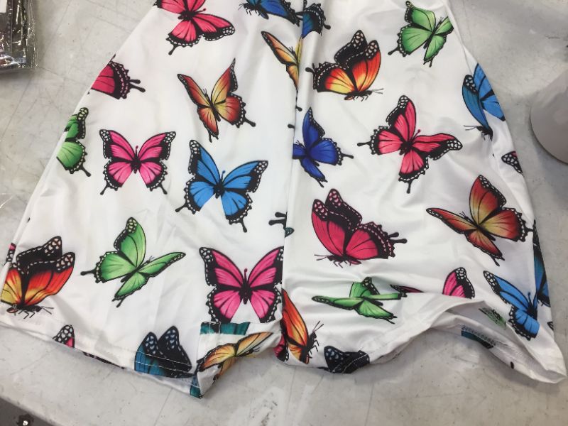 Photo 3 of WOMEN'S SHORT SLEEVE BUTTERFLY ROMPER SIZE SMALL--run small