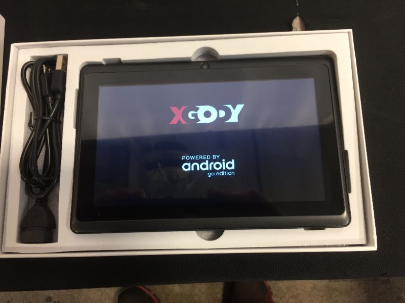 Photo 3 of gently used XGODY Android 8.1 Oreo 16GB 7 INCH IPS Tablet PC WIFI Quad-core T702 Dual Cam
