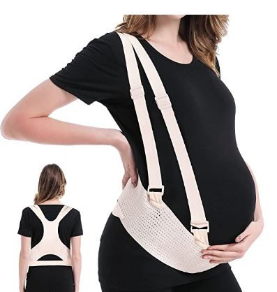 Photo 1 of [Upgrade Version]Belly Band For Pregnancy,TOBRBE Maternity Pregnancy Belly Support Band,Adjustable Maternity Pregnancy Belt SIZE MEDIUM 110-165 POUNDS 
