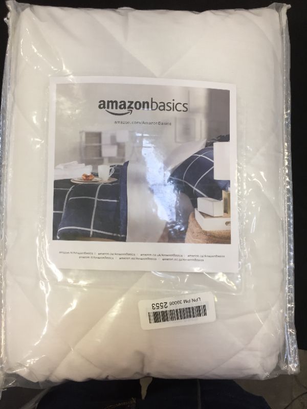 Photo 1 of 39x75 in Amazon Basics Mattress Topper Pad Cover