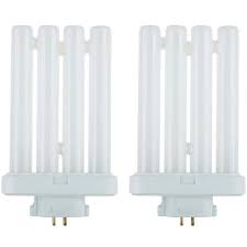 Photo 1 of 2 pack compact fluorescent lights ( Linear quad 4 pin base ) 