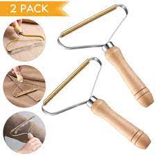 Photo 1 of 2 pcs Portable Lint Remover - Wood Lint Remover